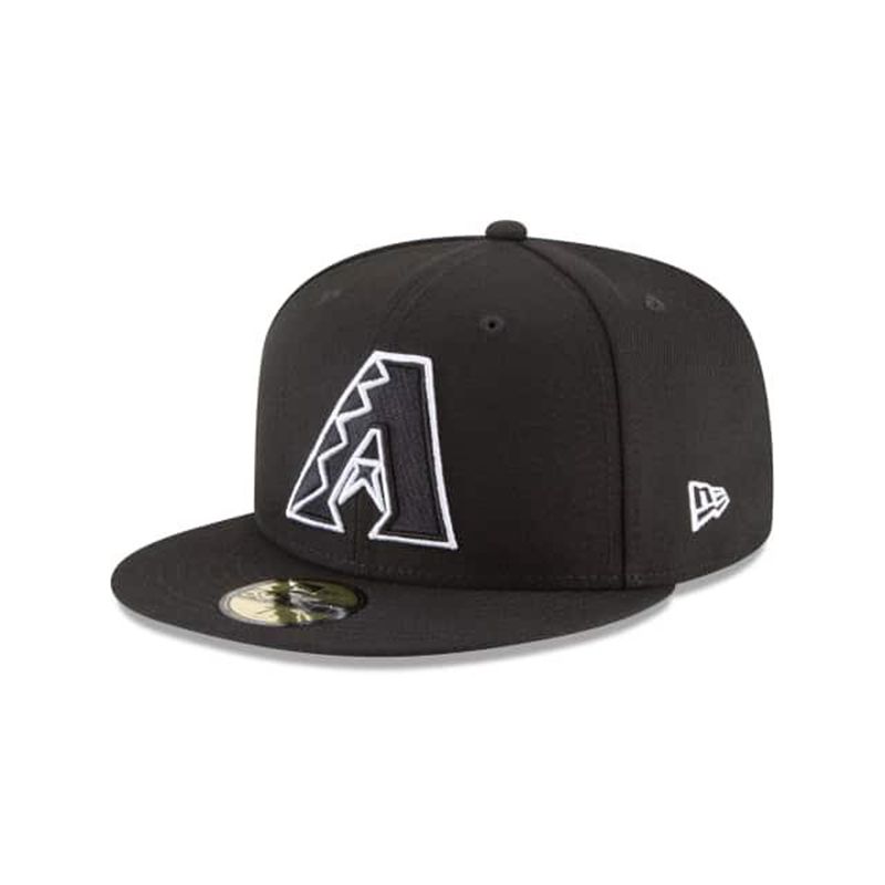 MLB Arizona Diamondbacks Basic 59Fifty Fitted (YFW9818) - Black New Era Caps